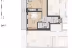 Schöne 2 Zimmerwohnung im Zentrum von Münster. - Grundriss