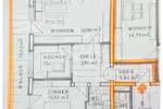 Miete - 3 Zimmer Wohnung mit 2 Balkone -Top 09 - Zentrum Kramsach - Grundriss