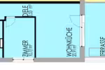 Miete - Maurach am Achensee - 2-Zi Terrassenwohnung mit TG Stellplatz - Grundriss
